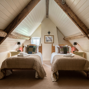 Snipe loft bedroom on the second floor