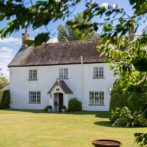 View of Rose Cottage from the terrace