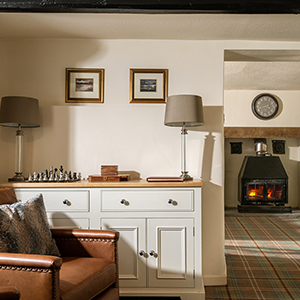 Hall with lounge chairs